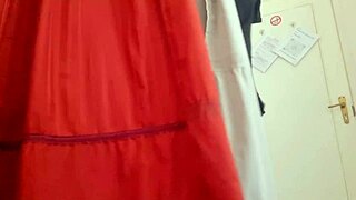 Ansima teases on a stool, stripping slow till she cums hard with a big Italian cock