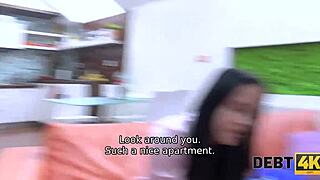 Debt4k Student Teen Bent Over for Cash in POV