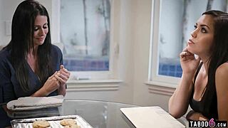 Dirty Stepdaughter Mirrors Her Big Tits Mature in Wild Action! 🔥