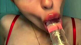 british exchange student squirts hard in solo play!