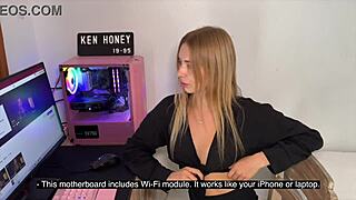 i tease you on camera with blonde teen panties and thong in outdoor pov