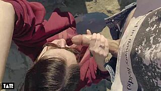 Amateur Whore Craves Cock For Outdoor Deepthroat With Random Stranger