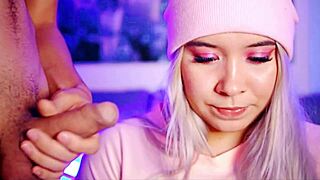 Big ass Latina gets deepthroat gang banged on webcam