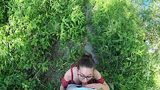 petite girl lost in nature screams for help but sucks cock good 😲