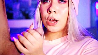 Big ass Latina gets deepthroat gang banged on webcam