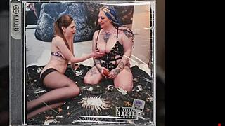 pretty tattooed babe with tight body dives into narrow ass play