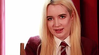 hey, wanna peek up my skirt for some fun?