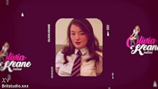 Naughty college student spanked hard for dripping wet behavior