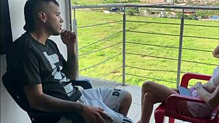 Watching the View, My Stepsister Gets Eager for My Big Cock. Full Story of Blonde Latina Domination.