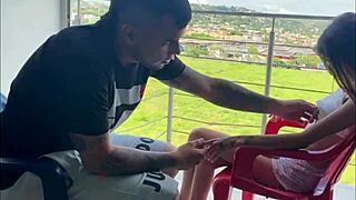 देखते रहो, मेरी सौतेली बहन मेरे बड़े लंड के लिए उत्सुक। ब्लॉन्ड लातीना डोमिनेशन की पूरी कहानी।