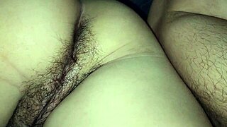 yo, check this hairy culito of my cuñada, so damn tight