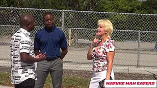 Two Big Black Cocks Fuck College Professor For Passing Grade