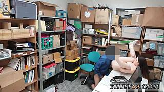 Petite Brunette Cop In Denial As Thief Blows Her Mind