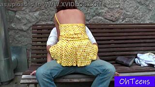 Beautiful Dana and Garik Explore First Time in College Dorm Video