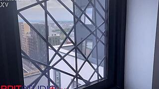 British University Student Sucks Cock in Homemade First-Time Creampie Party