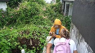 Yo, Pinay student and teacher sneak to cemetery for viral outdoor banging scandal!
