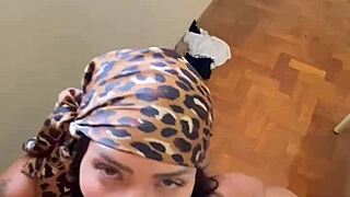 I took my cousin for a boat ride to suck with me