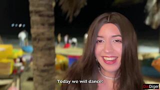 The girl from the club wants passionate sex in stockings