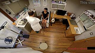 Mandatory Physical for Cute Student Yesenia Sparkles with Small Tits by Doctor Tampa!