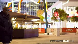 Wow! PrivateBlack star Mary Kalisy in lingerie gets slammed by BBC in wild doggystyle!