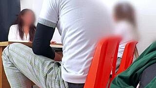 Mexican teacher tests students in class, demanding their bodies to pass the subject