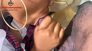 Bad horny teacher takes fucking the beautiful student pussy personal