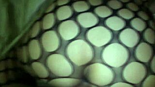 the neighbor couldn't resist flashing her huge natural tits and wet pussy. now she craves that monster cock!