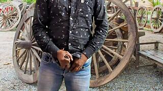 i invited bharti bhabhi to the party, and we ended up fucking in costumes, her big clit gaping after