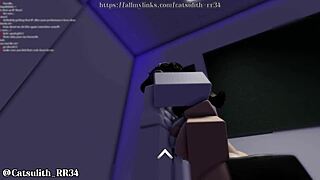 she's getting an a after this classroom roleplay session with handjob and blowjob