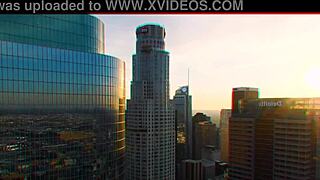 Melissa Stratton and Brad Newman in steamy vertigo scene