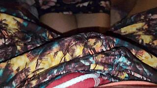 A hot blonde gives a deep blow job to this college boy