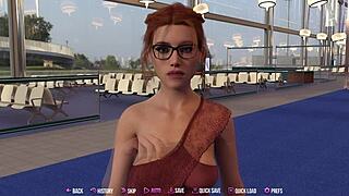 I land with the busty redhead in college kings