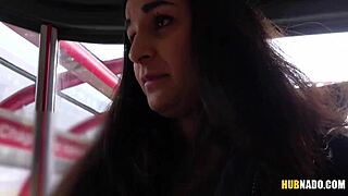 woman stacy sommers watches me jerk off on public tram