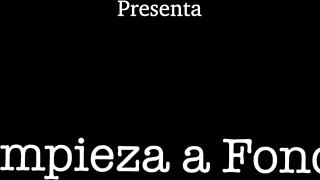 just chilling as this latina college brunette cleans deep, sucking me off with her mouth