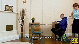 Tutor4k pretty tutor ditches lesson to copulate with eager student in high definition