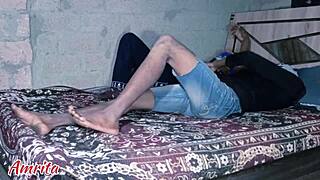 Indian step sister gets naughty in the bathroom