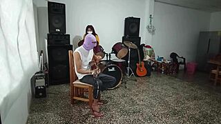 Sexy Music Teacher Drives Student Wild with Lustful Tease