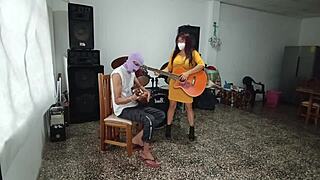 Sexy Music Teacher Drives Student Wild with Lustful Tease