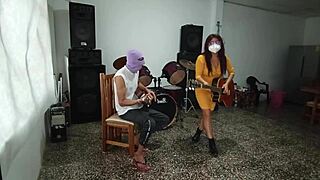 Sexy Music Teacher Drives Student Wild with Lustful Tease