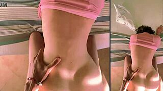 Bikini-clad beauty enjoys rough outdoor sex with her man