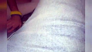 Cute blonde salon girl fucked, showing pink tits in real video.