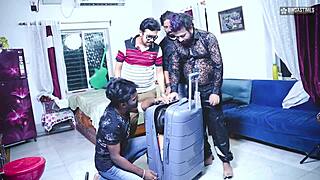 Indian college girl gets gang banged by horny men