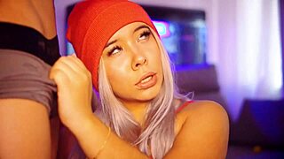 this blonde latina obsesses over sucking cock daily until overflowing