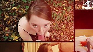 take it hard, blonde student, the teacher commands during intense fucking