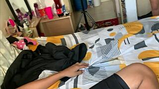 Colombian Stepsister Caught Me in Room and Craved Wild Action