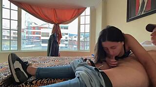 Estaba Tan Cachonda Que Le Quite el Condón a Mi Compañero. SE CORRE EN MI VAGINA en la Oficina!