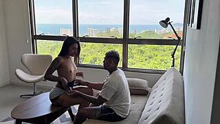 Fucked Hot Brunette Without Condom