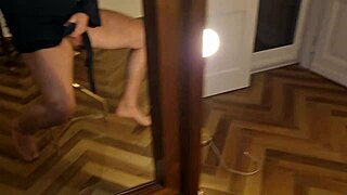 hey, stepson spies on mother-in-law showering and jerks off