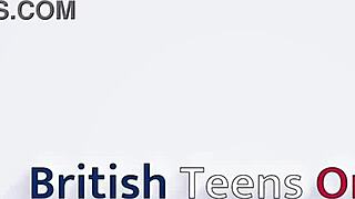 Hot british alt college student masturbates in underwear until orgasm