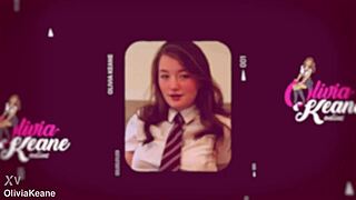 British Teen Slut Humps Pillow in Wild Homemade Session